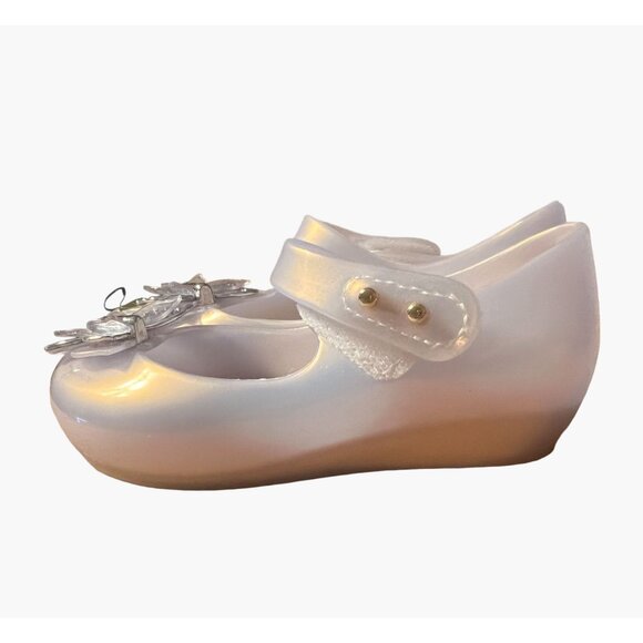 Mini MelissaUnisex-Child Mini Ultragirl Fly Mary Jane Flat Toddler Girls Size 8 - Picture 1 of 8